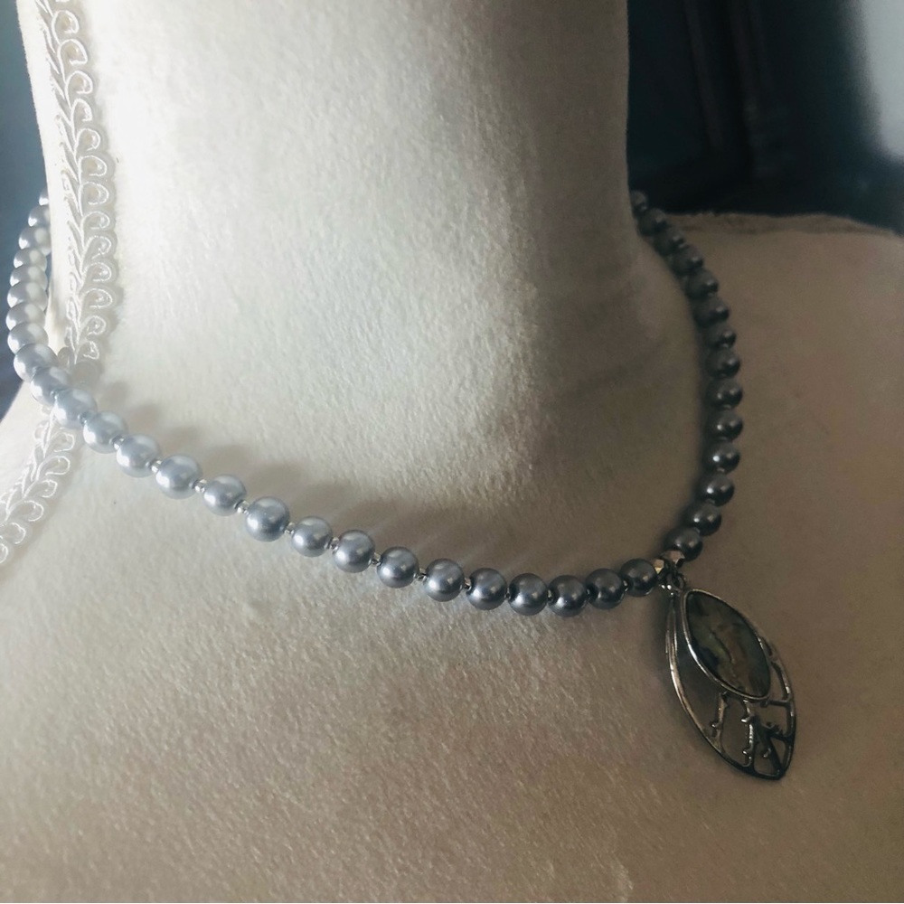 Handcrafted Repurpose Abalone Shell Botanical Pen… - image 3